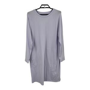 Eileen Fisher Dress organic cotton pullover light purple size Medium M